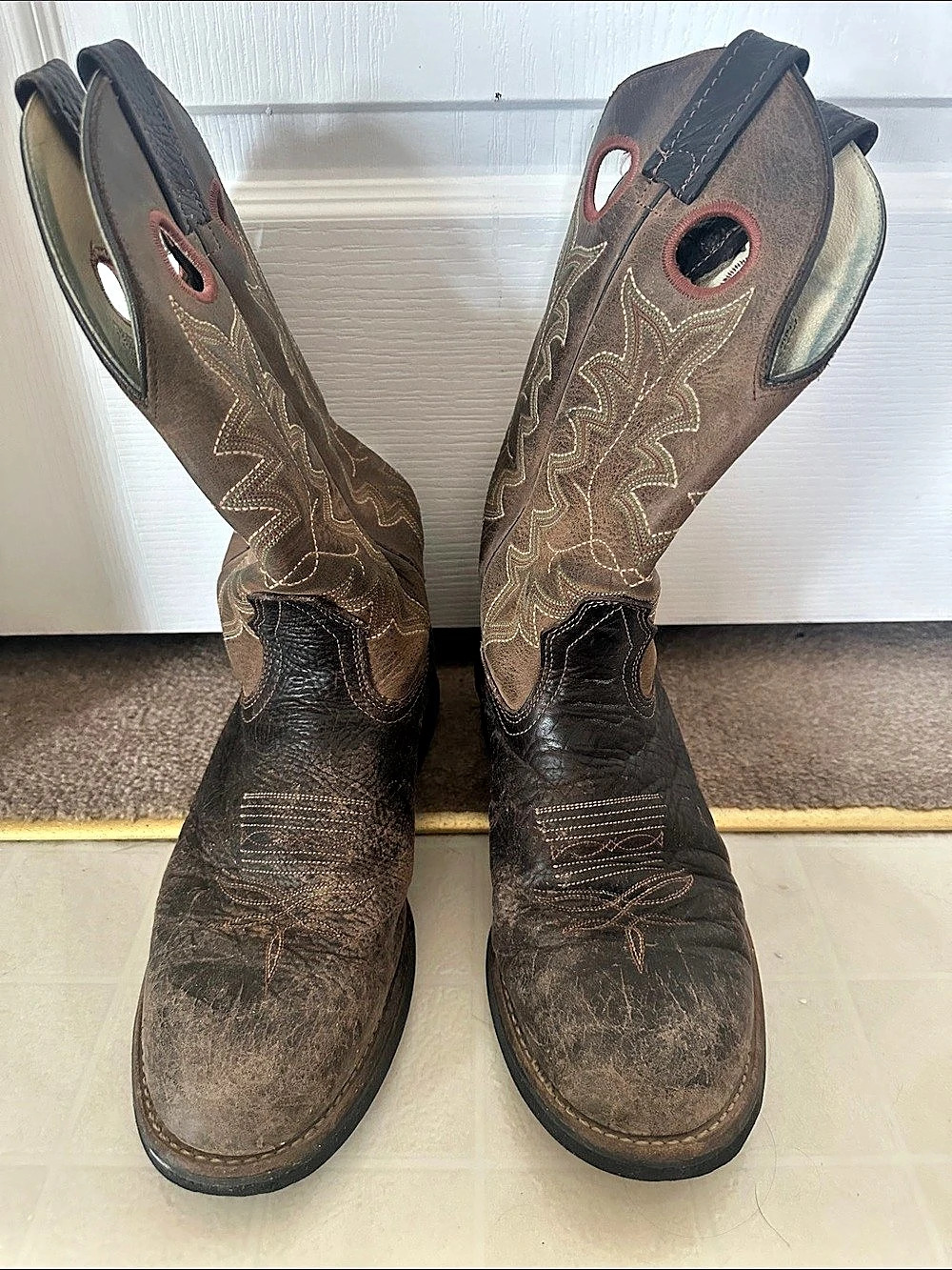 Brahma Style 024 Men's Western Boots Brown US 8